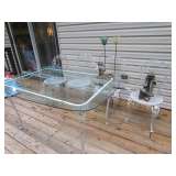 Vintage Iron patio table and chairs