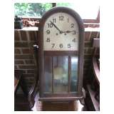STOLEN-Antique German clock-clean and runs well