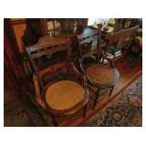 Rare set of 6 Victorian dining chairs