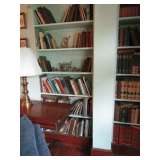 Numerous antique and vintage books