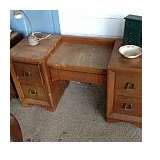 Mid Century vanity and nightstand