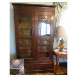 Antique Gothic bookcase