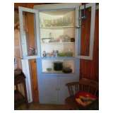 Vintage corner cabinet