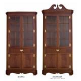 Corner Cabinet w/broken arch top