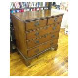 Antique oak George III chest c.1790