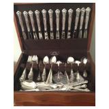 Gorham "Chantilly" sterling flatware service for 20