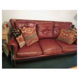 Leather Sofa by Hickory