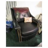 Leather Chair by Hickory