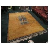 Native American Rug handknotted
