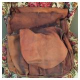 Vintage and antique leather USPS mail bags 