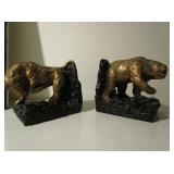 Bronze Bookends