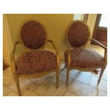 Two matching side chairs