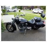 Yamaha V Star 1300 Motorcycle with Vance & Hines exhaust pipes 
