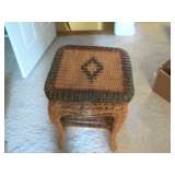 WICKER TABLE