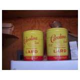 CAROLINA PACKERS LARD TUBS