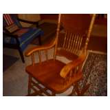 oak rocking chair
