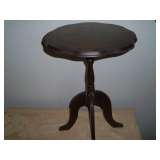 SMALL Table w BRASS FEET