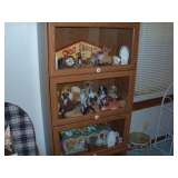 LAWERS BOOK CASE FULL OF COLLECTIBLE