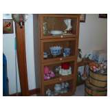 LAWERS BOOK CASE WITH MORE COLLECTIBLES