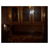 MATCHING OAK CHINA HUTCH