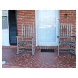 2 PORCH ROCKING CHAIRS