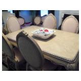 FRENCH COUNTRY TABLE W 6 CHAIRS