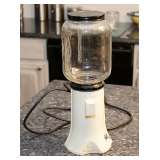 Vintage working all metal coffee grinder