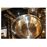 Emeril Stainless Steel 3 Qt Pots, 8" & 10" Pans ​$50.00