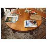 42" Oak Round Coffee Table - $50.00 