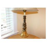 29" Two-Tone Brass Lamp - $20.00