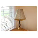 29" Two-Tone Brass Lamp - $20.00