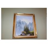 PAUL Mountain Scene Painting on Canvas 