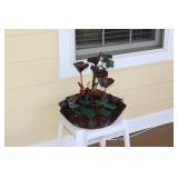 Metal Flower Fountain - $20.00