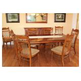 Bob Timberlake Furniture: Lexington Collection  Table, 8 Chairs & Sideboard $3,500.00