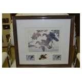 Signed duck stamp art