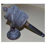 Tibetan Prayer Wheel on Stand