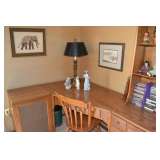 Vintage, MidCentury Corner Desk Set