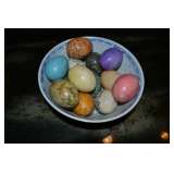 Bowl of Marble Eggs