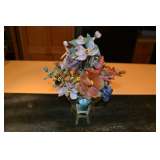 Floral Garniture, Jade & Hardstone