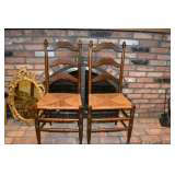 Ladder back chairs