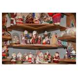 Santa collection plus tons of holiday decorations - get a jump on Christmas at this sale.