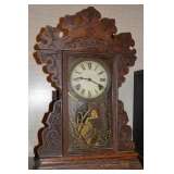 Sessions Mantel Clock, needs some tender loving care but is resplendent in its glory.