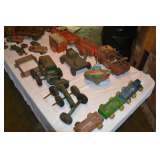 Lots of steel and plastic toys