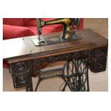 Singer Treadle Sewing Machine & Stand