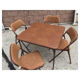 Card Table and Chairs