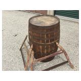 Oak Barrel and Saws