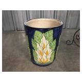 Plant Stand and Ceramic Crock