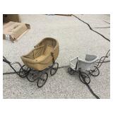 Wicker Baby Buggy and Stroller