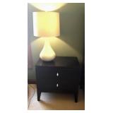 Coffee Night Stand and Lamp Lot 1