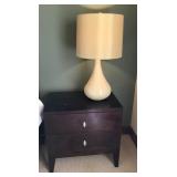 Coffee Night Stand and Lamp Lot 2